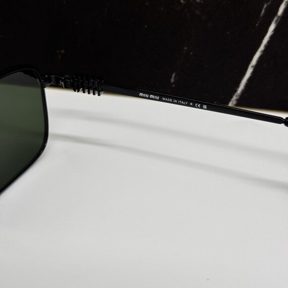 NEW MIU MIU MUA53S 1AB1I0 SUNGLASSES BLACK WOMEN MU A53S, SMU A53